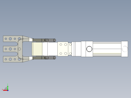 德克斯TUNKERS气缸数模K2 63 AS A10_A11_A12后视缩略图