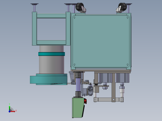 小芯轴自动折弯机sw18可编辑前视缩略图