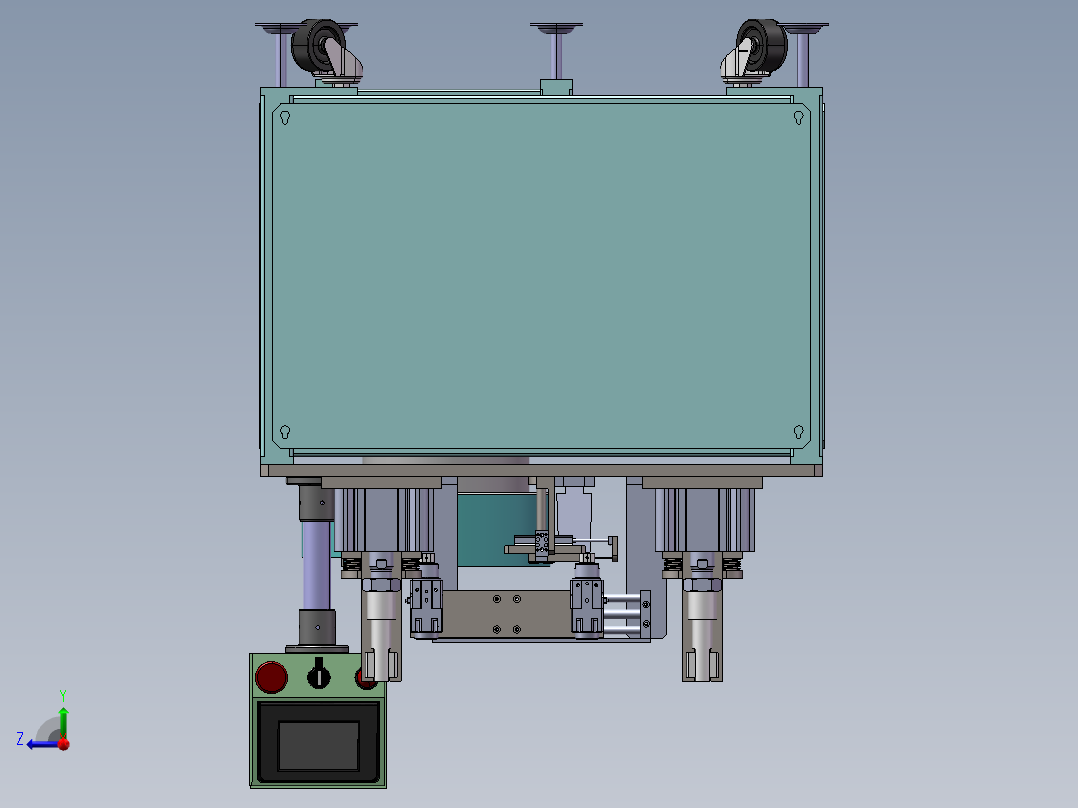 小芯轴自动折弯机sw18可编辑右视图