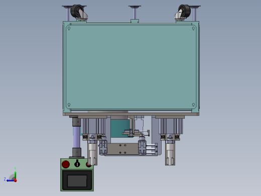 小芯轴自动折弯机sw18可编辑右视缩略图