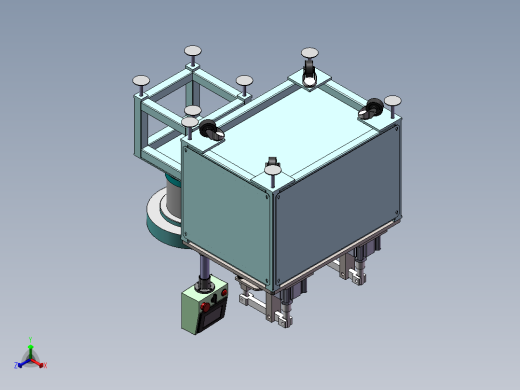 小芯轴自动折弯机sw18可编辑正等轴测缩略图