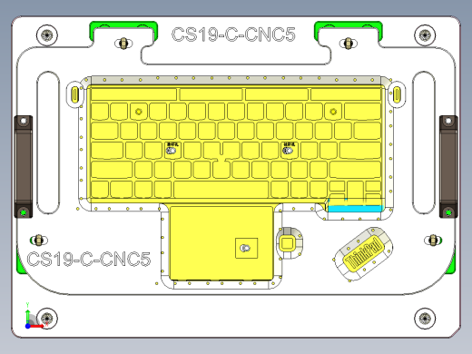 CS19-C-CNC5笔记本CNC工装夹具三维模型-180521前视缩略图