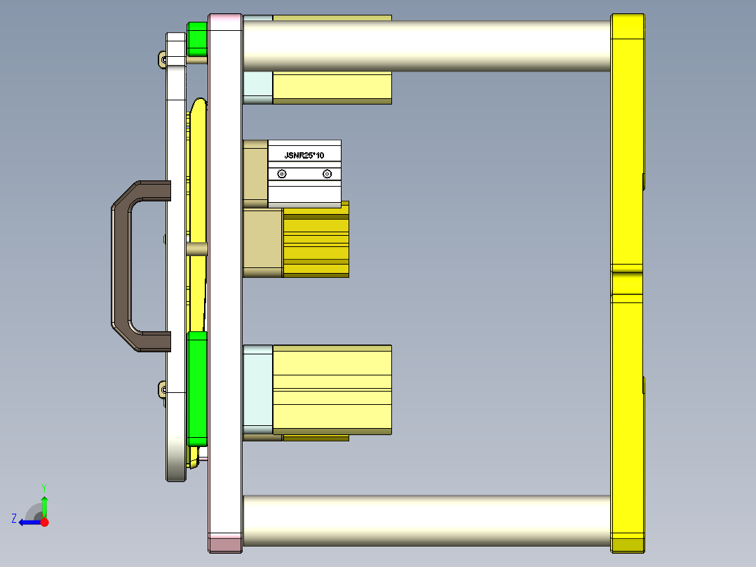 CS19-C-CNC5笔记本CNC工装夹具三维模型-180521右视图