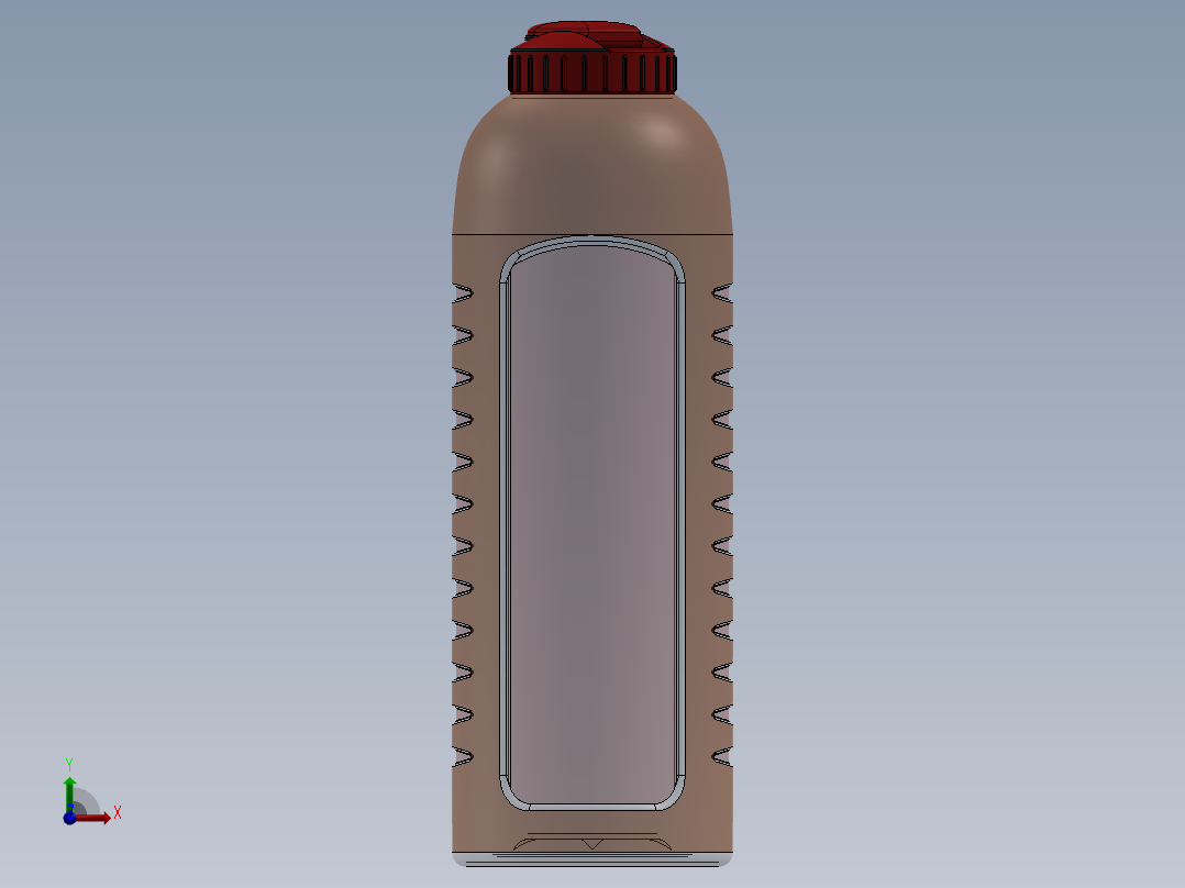 瓶盖、盖子(14)前视图