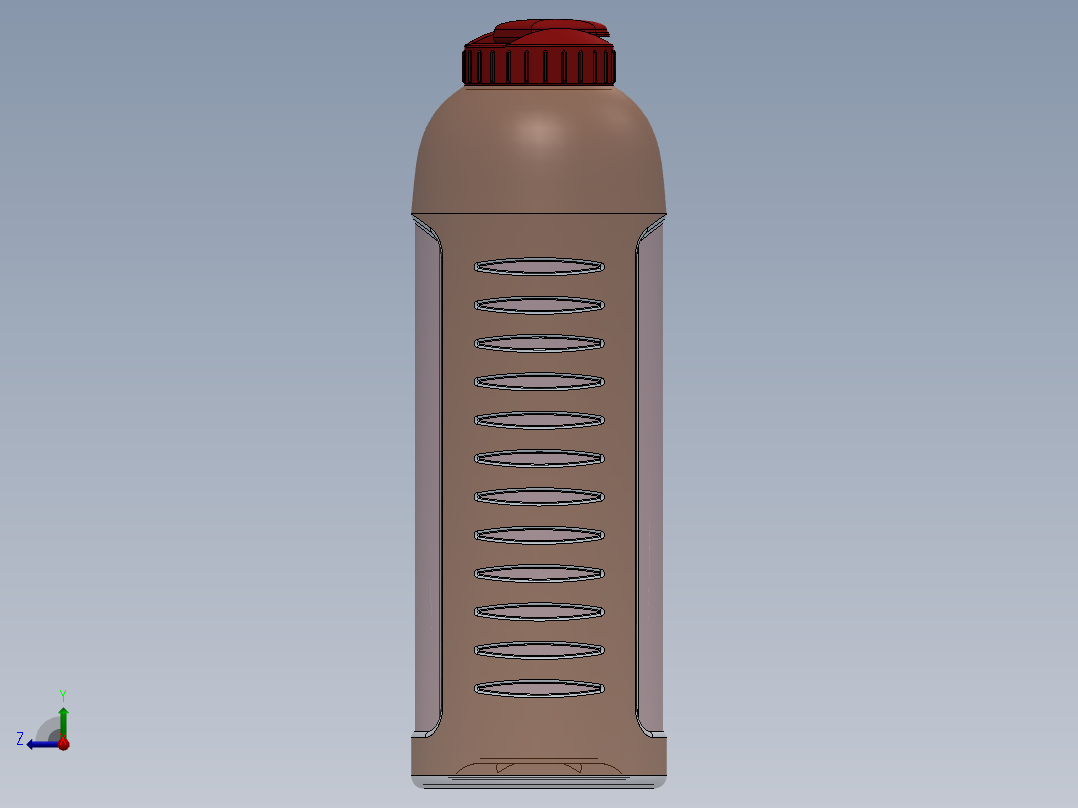 瓶盖、盖子(14)右视图