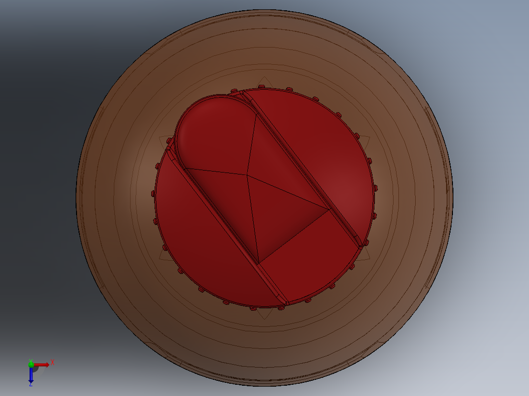 瓶盖、盖子(14)俯视图