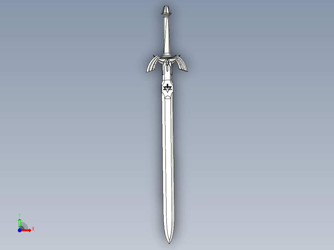 剑、宝剑(164)前视图