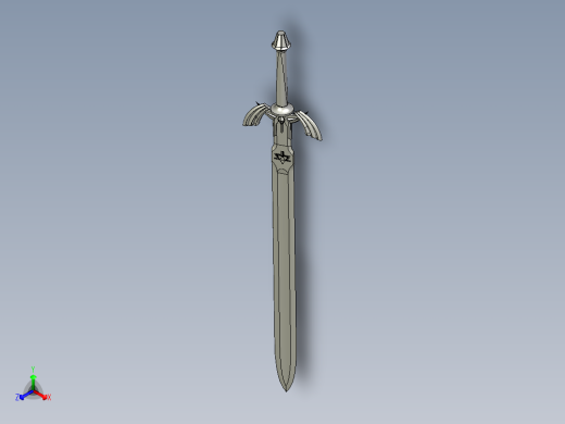 剑、宝剑(164)正等轴测缩略图