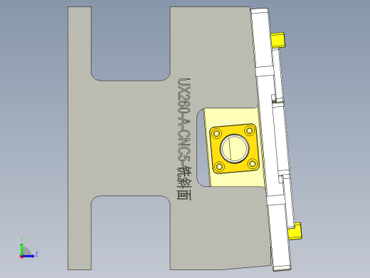 UX260-A笔记本CNC工装夹具三维模型-CNC5-20200313左视缩略图