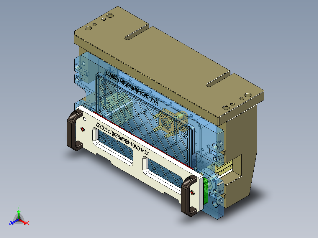X1-A-笔记本CNC工装夹具三维模型CNC4-200727正等轴测图