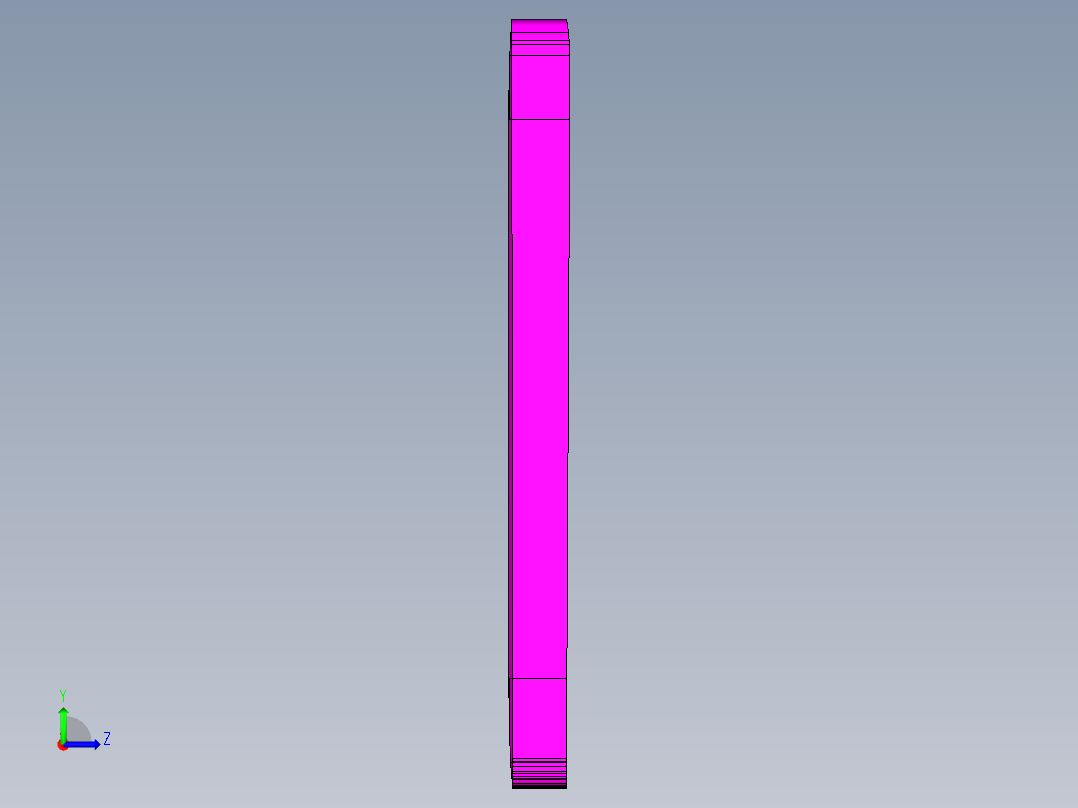 轻薄笔记本外壳铣墙高UG编程程序模型左视图