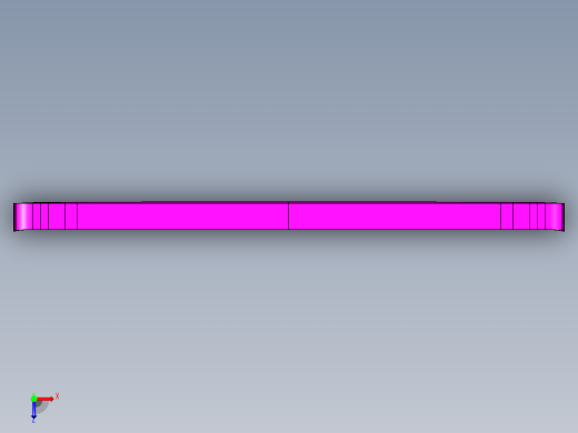 轻薄笔记本外壳铣墙高UG编程程序模型俯视缩略图