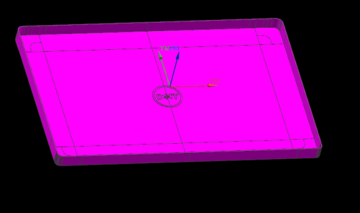 轻薄笔记本外壳铣墙高UG编程程序模型缩略图