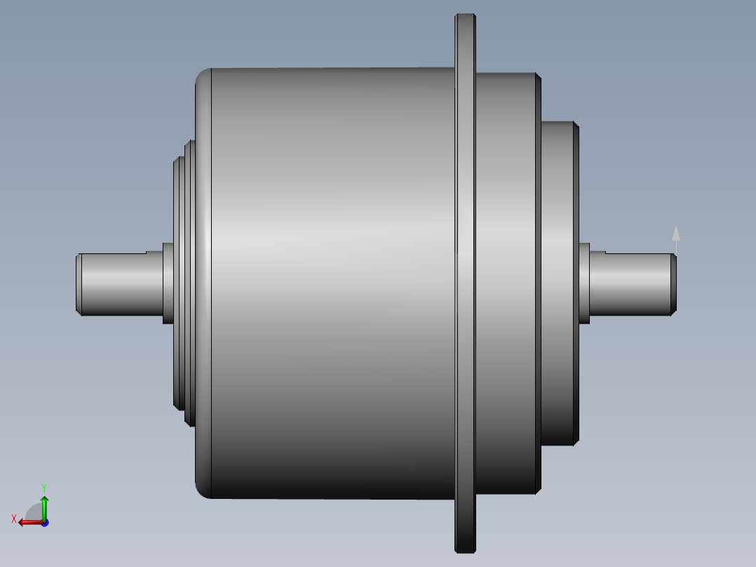 磁粉离合器 POC-0.501后视图