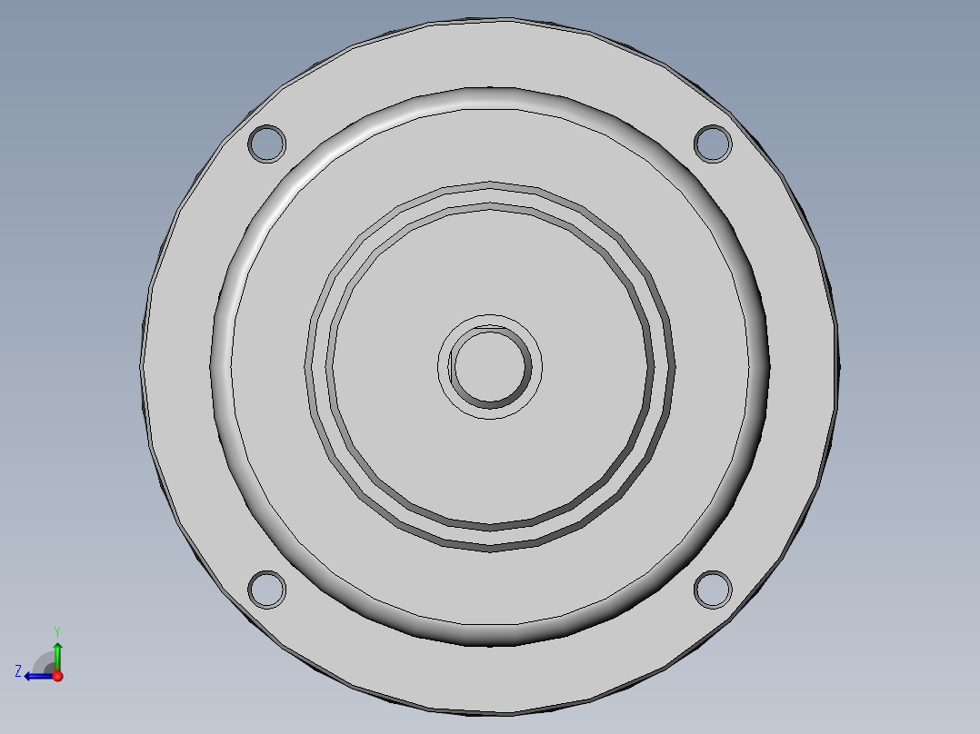 磁粉离合器 POC-0.501右视图
