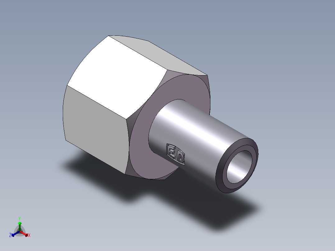90度焊接接头、2WC-10X2.0.zip正等轴测图