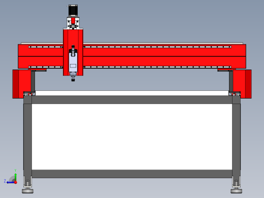 CNC铣机3000x2000mm右视缩略图