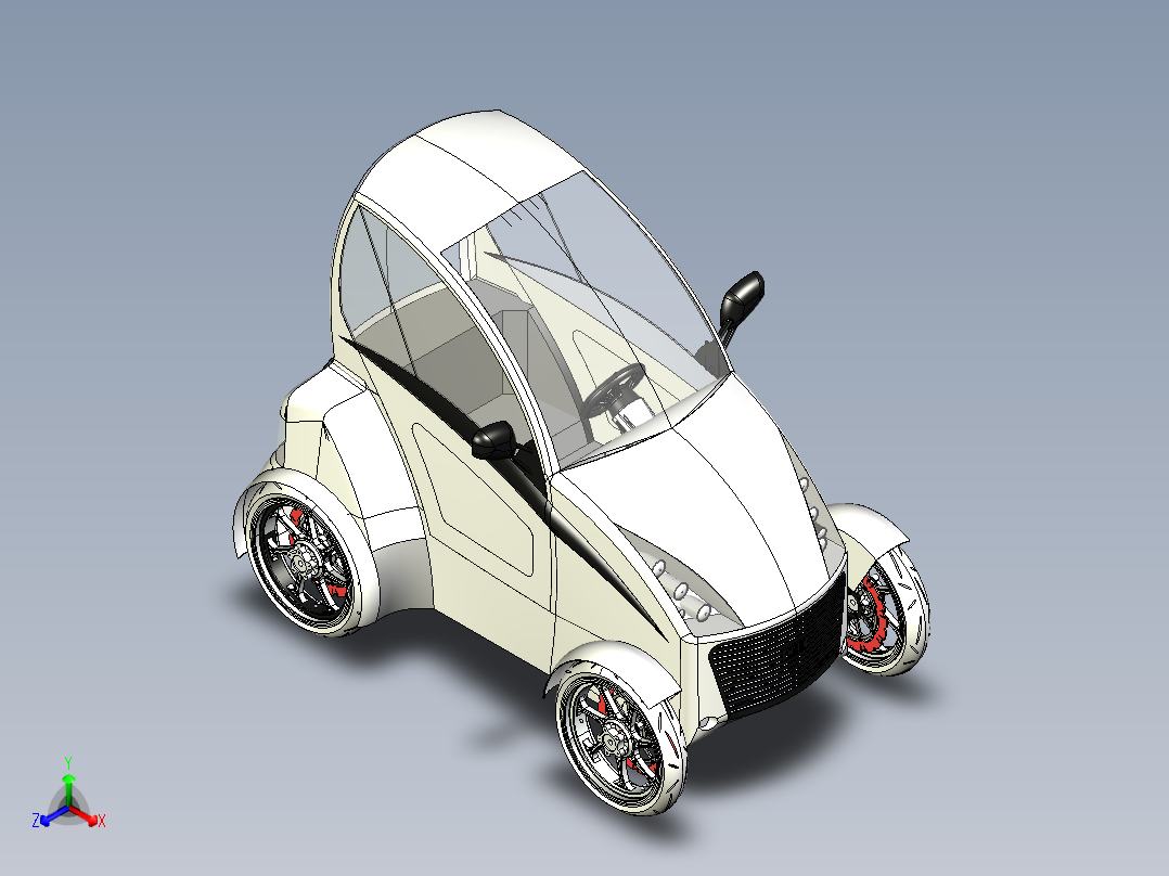 B3003679-电动汽车 马库斯主视图