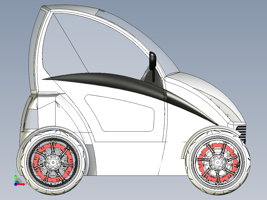 B3003679-电动汽车 马库斯前视图