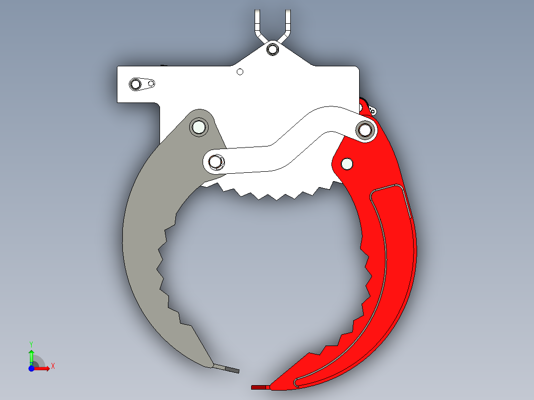 B2004538-木材夹爪前视图