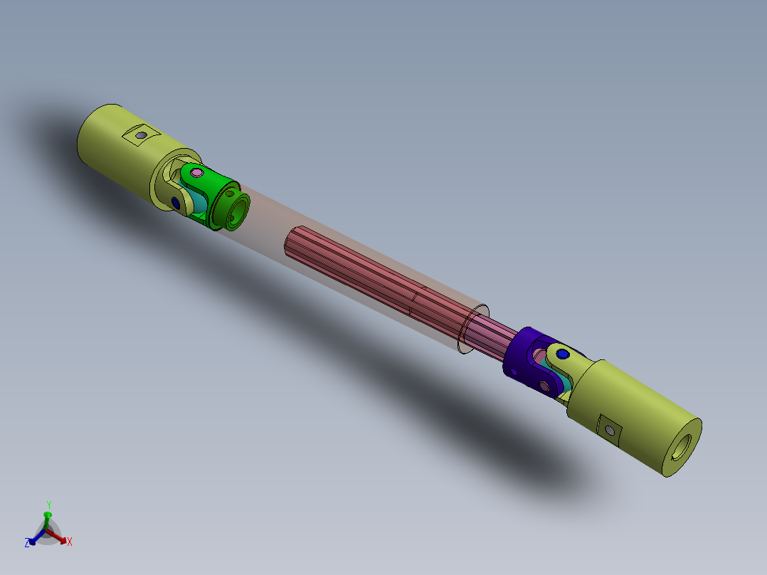 万向节(18)主视图