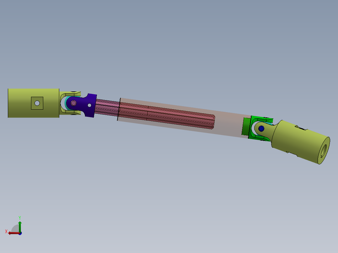 万向节(18)后视图