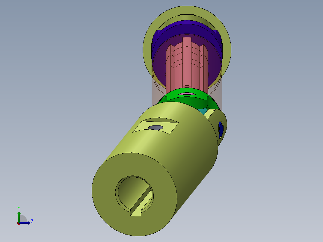 万向节(18)左视图