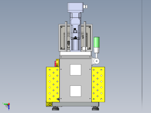 500kg桌式伺服压机后视缩略图