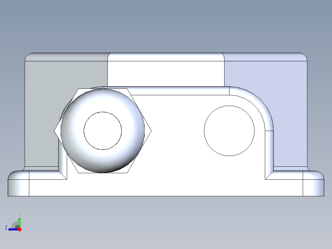 PLM 25-3 B5减速器右视图