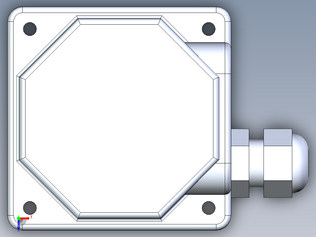 PLM 25-3 B5减速器俯视图