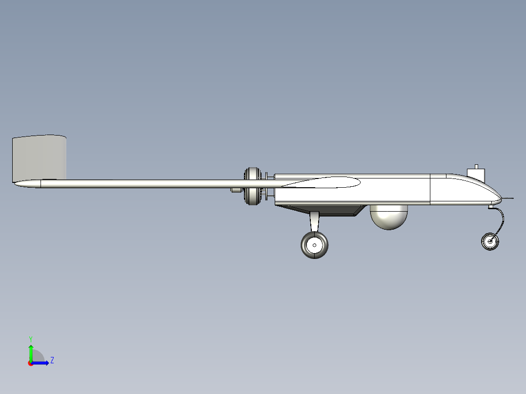 RQ-7无人机  SW16左视图