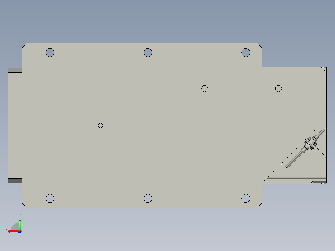 HE镜向T1-分张器固定机构HR后视图