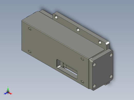 HE镜向T1-分张器固定机构HR正等轴测缩略图