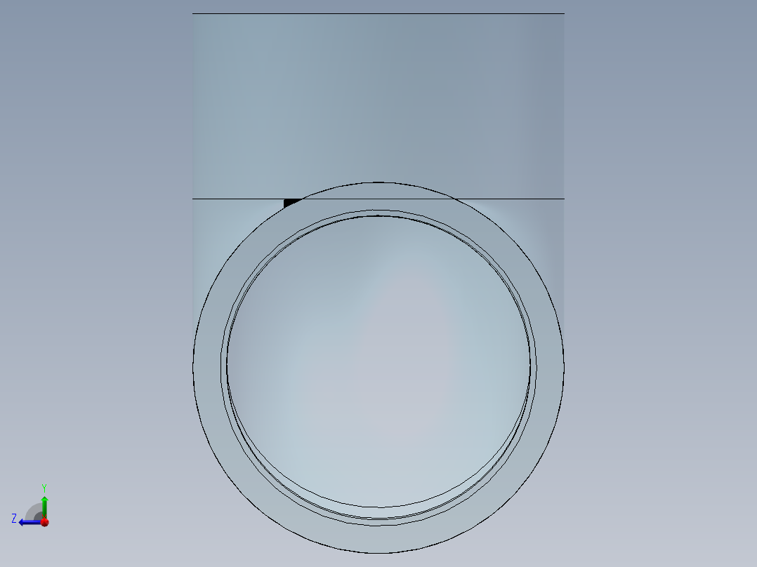 90°弯头(Elbow90°)右视图