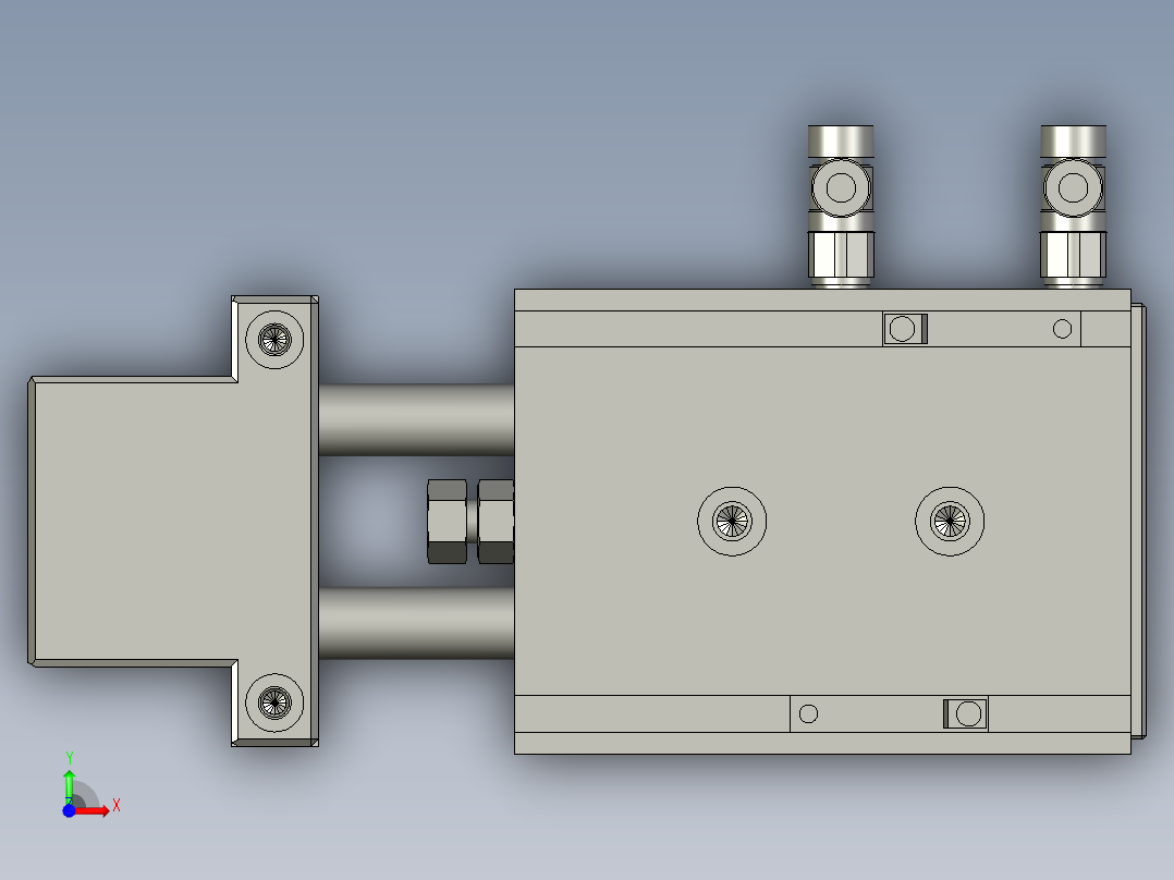860-0300料盘定位模组前视图