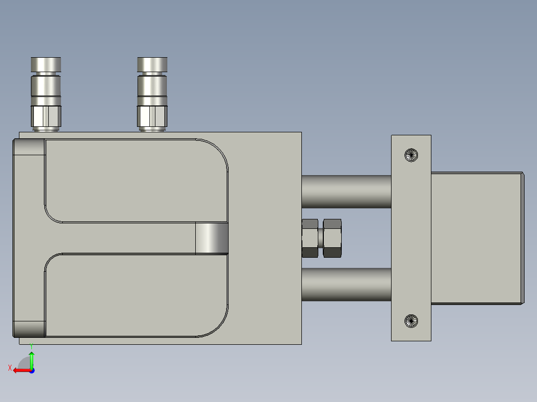 860-0300料盘定位模组后视图