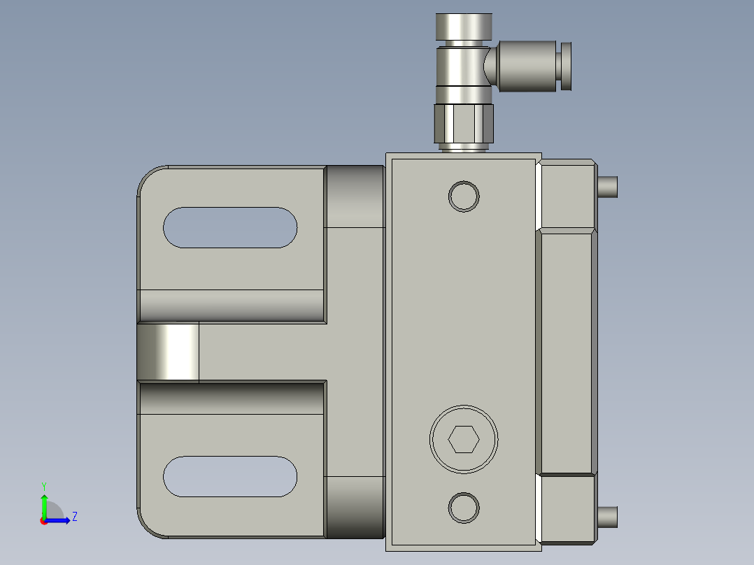 860-0300料盘定位模组左视图