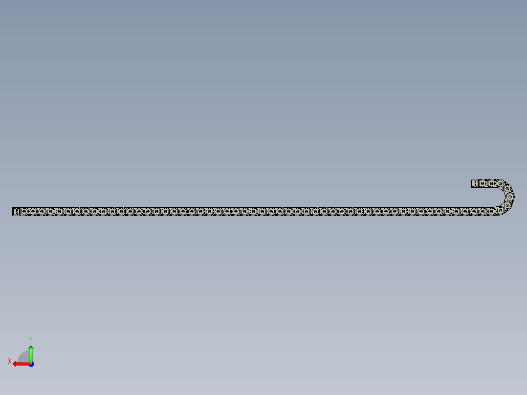 H30Q175S-桥式拖链stp1后视图