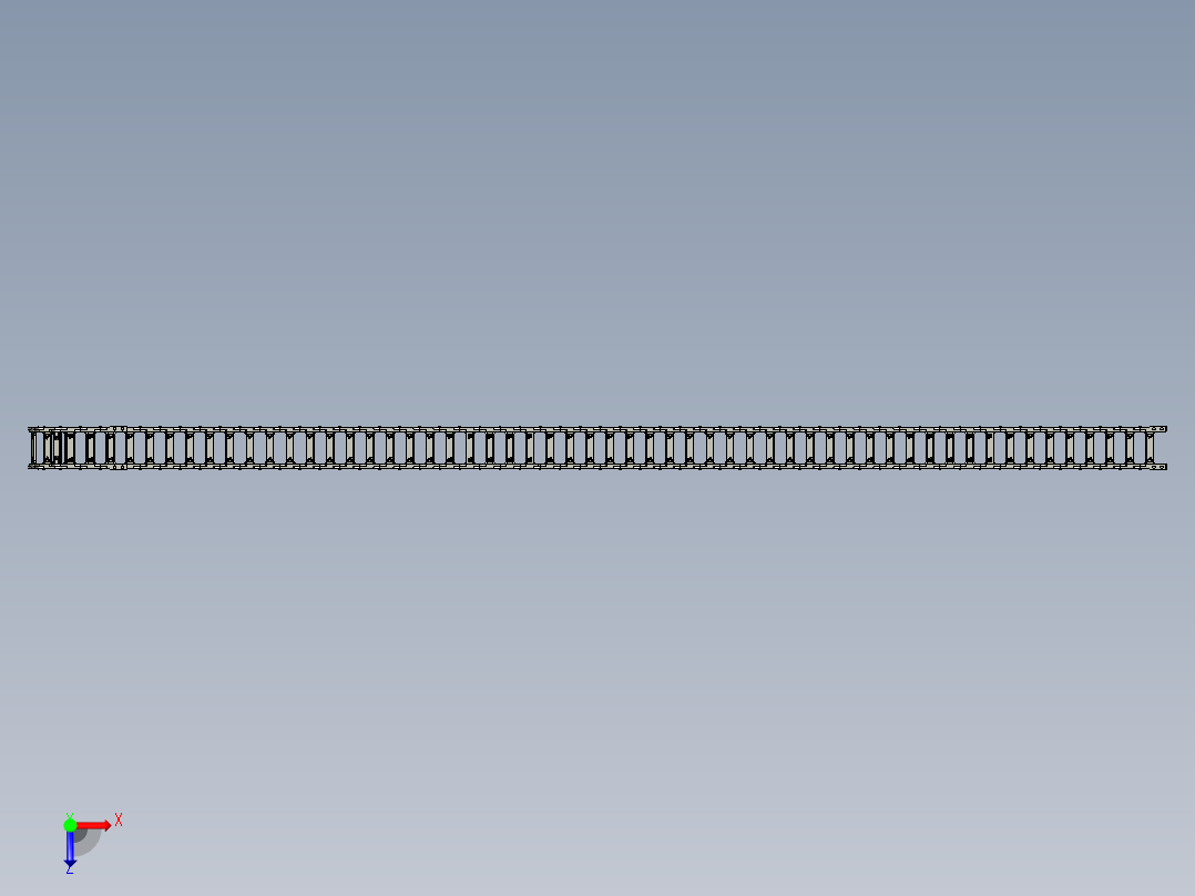 H30Q175S-桥式拖链stp1俯视图