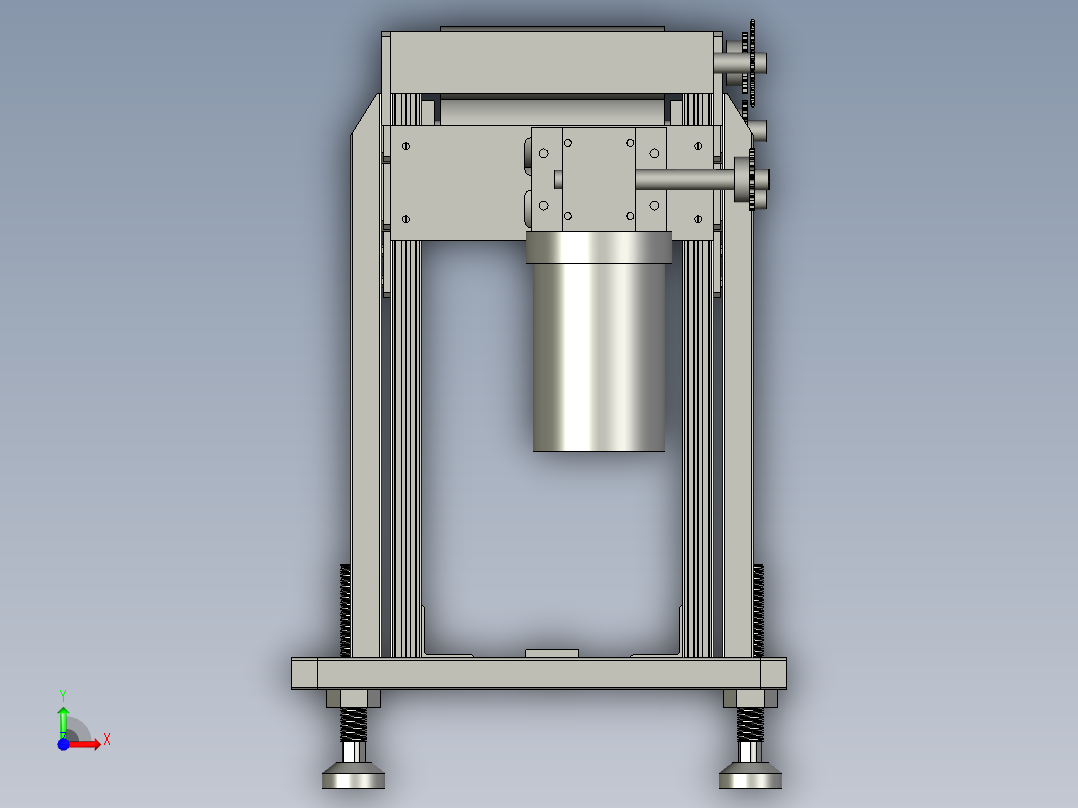 B-多层产线组件-02-V1前视图