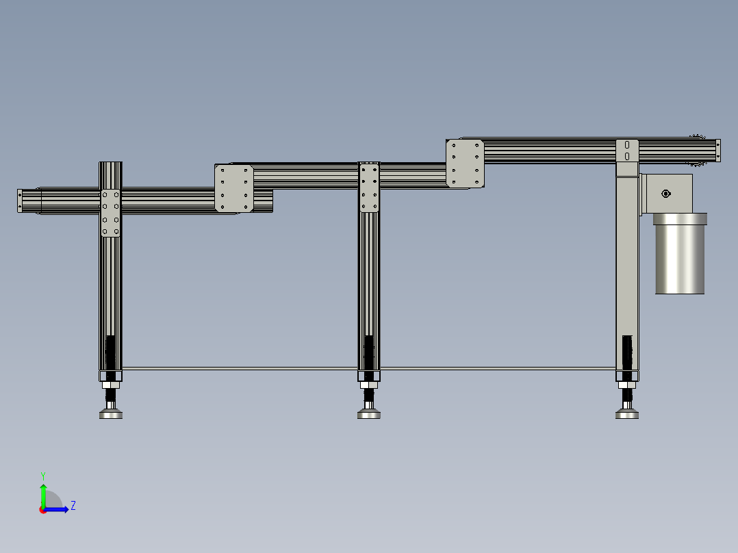 B-多层产线组件-02-V1左视图