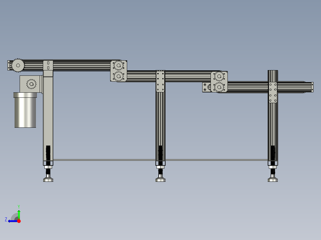 B-多层产线组件-02-V1右视图