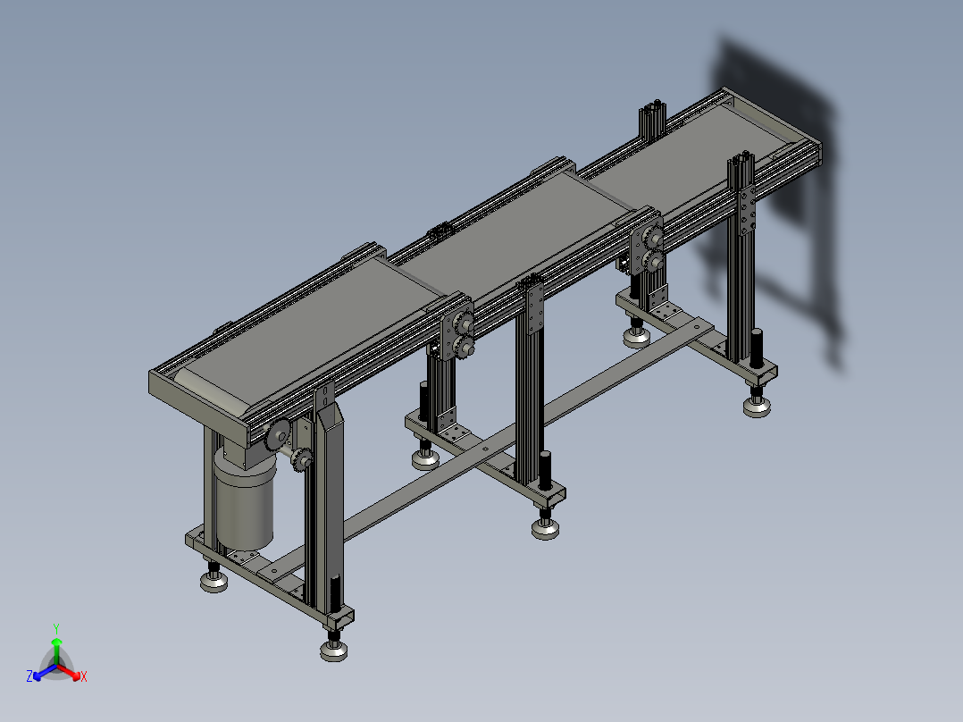 B-多层产线组件-02-V1正等轴测图