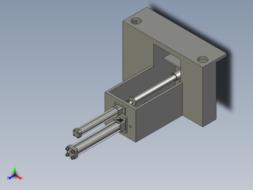 前端面封堵装置正等轴测缩略图