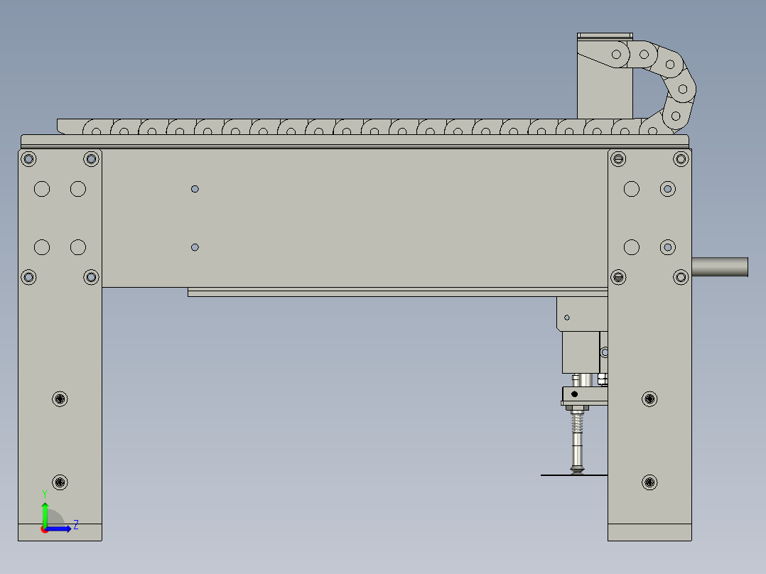 TRD899MINI-226-00防潮卡机械手左视图