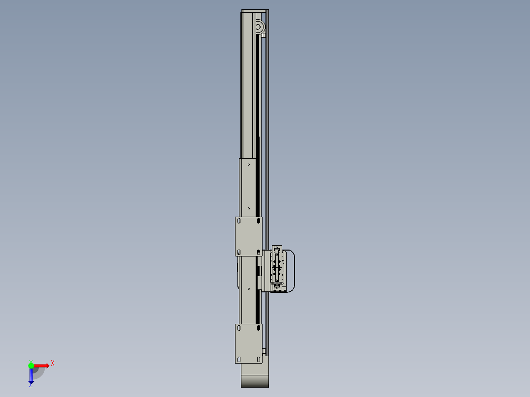 机械手双臂俯视图