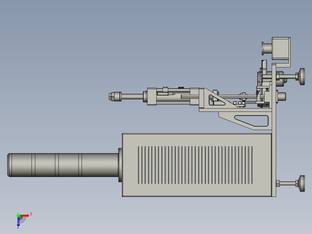 塑料外壳自动压装单元俯视图