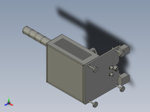 塑料外壳自动压装单元正等轴测缩略图