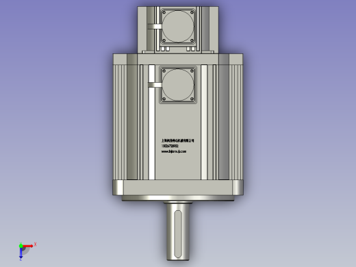 110-180系列伺服电机汇川台达三菱松下西门子安川信捷米格伺服电机同款模型110ST-M02030俯视缩略图