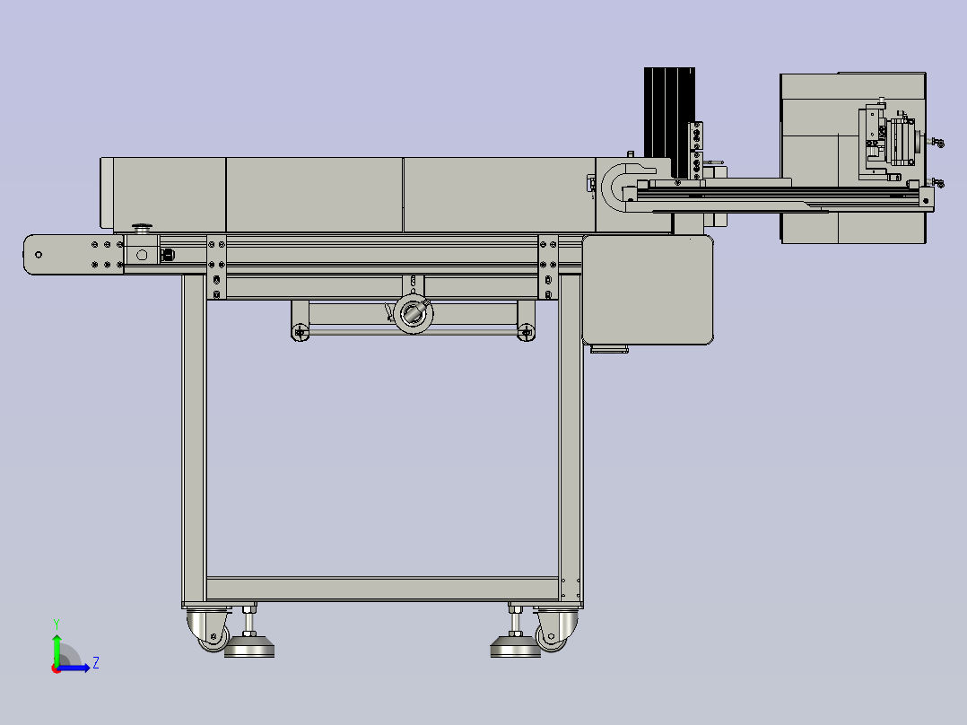 YLU055-001-包装箱供料左视图